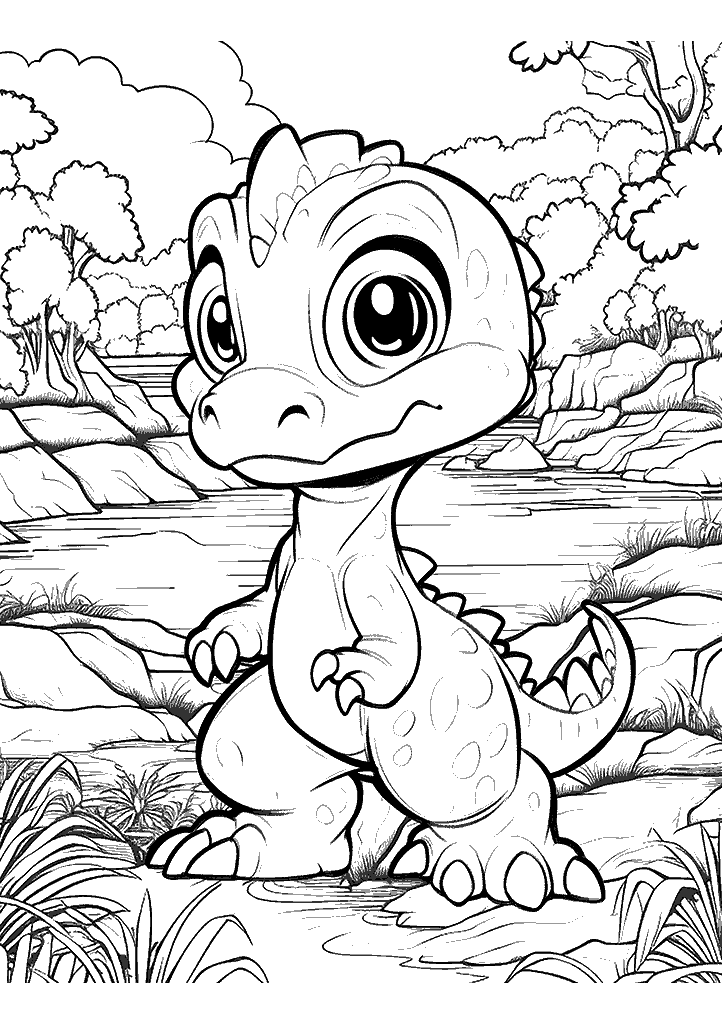 dinossauro para colorir