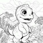 dinossauro para colorir