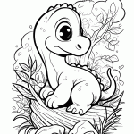 dinossauro para colorir