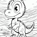 dinossauro para colorir