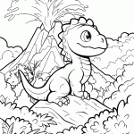 dinossauro para colorir