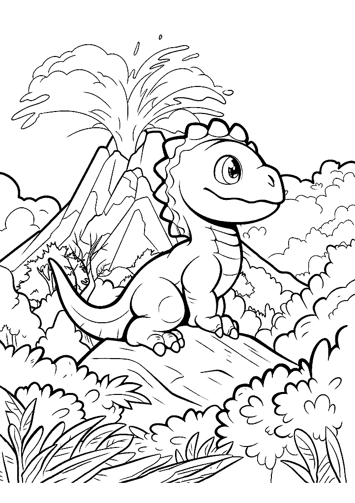 dinossauro para colorir