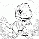 dinossauro para colorir