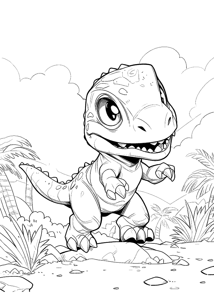 dinossauro para colorir