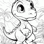 dinossauro para colorir