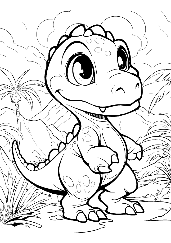 dinossauro para colorir