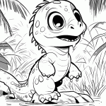 dinossauro para colorir