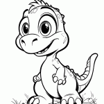 dinossauro para colorir