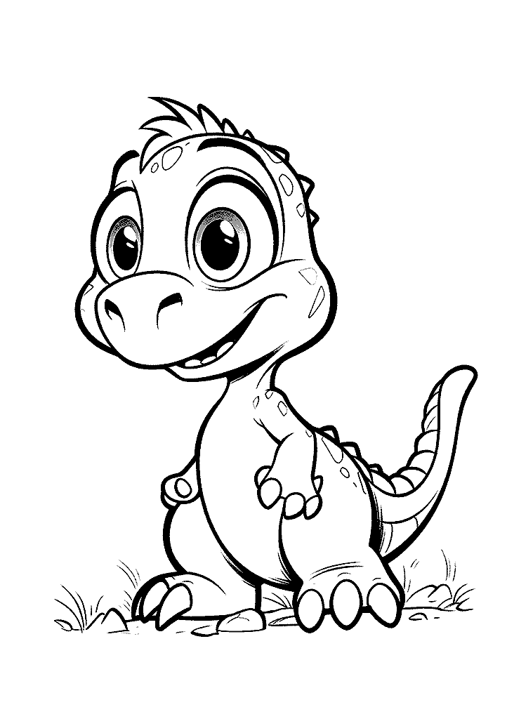 dinossauro para colorir