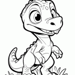 dinossauro para colorir