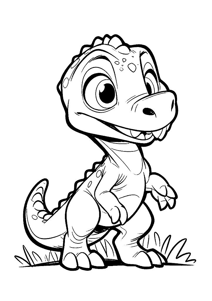 dinossauro para colorir