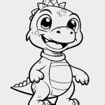 dinossauro para colorir