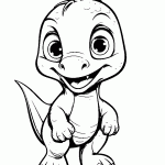 dinossauro para colorir