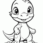 dinossauro para colorir