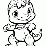 dinossauro para colorir
