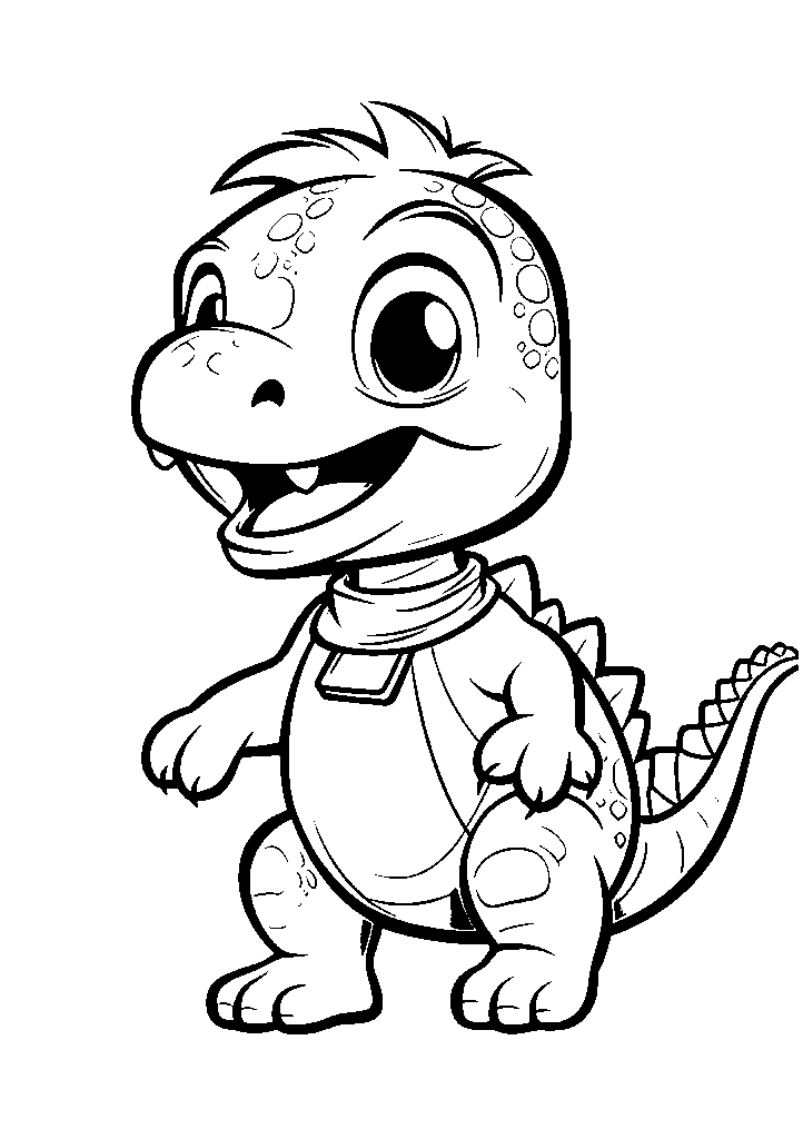 dinossauro para colorir