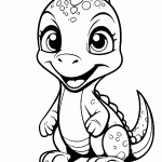 dinossauro para colorir