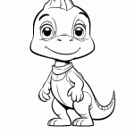 dinossauro para colorir