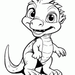 dinossauro para colorir