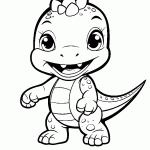 dinossauro para colorir