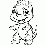 dinossauro para colorir