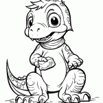 dinossauro para colorir