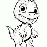 dinossauro para colorir