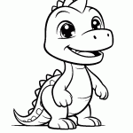 dinossauro para colorir
