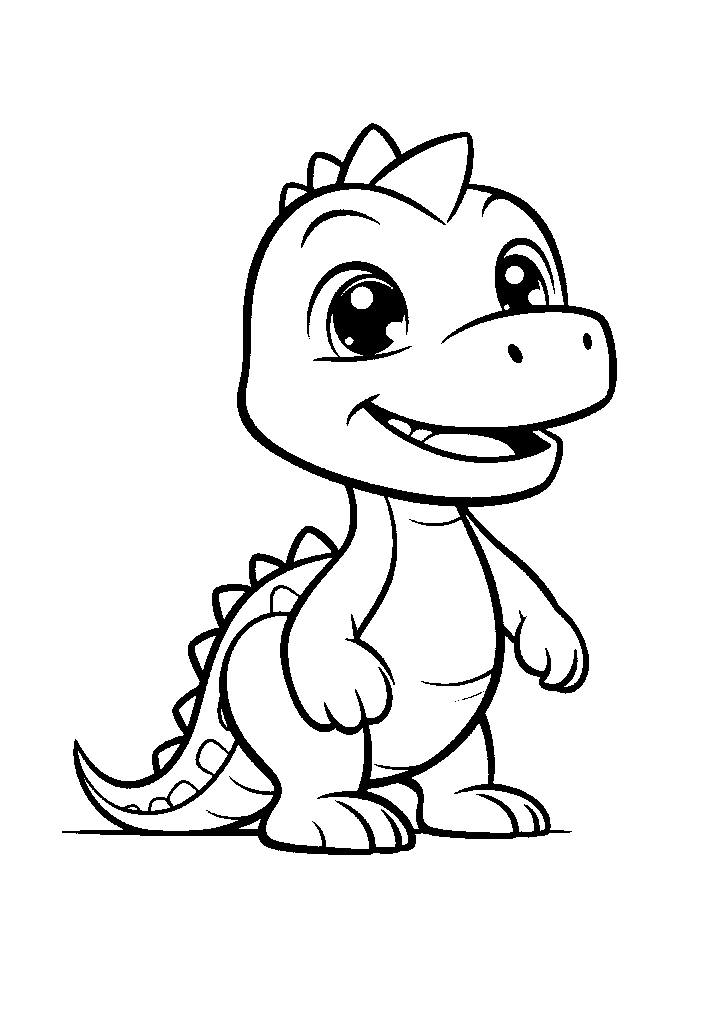 dinossauro para colorir
