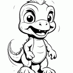 dinossauro para colorir
