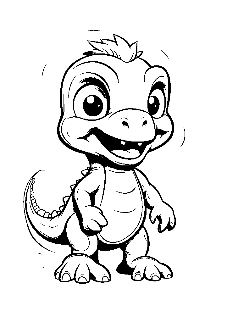 dinossauro para colorir