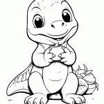 dinossauro para colorir