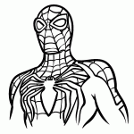 homem aranha para colorir
