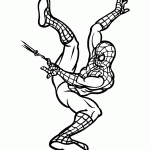 homem aranha para colorir