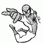 homem aranha para colorir