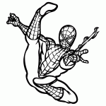 homem aranha para colorir