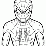 homem aranha para colorir