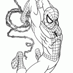 homem aranha para colorir