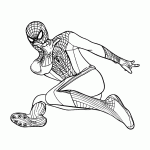 homem aranha para colorir