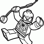 homem aranha para colorir