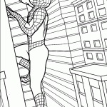 homem aranha para colorir