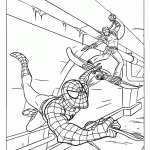 homem aranha para colorir