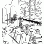 homem aranha para colorir