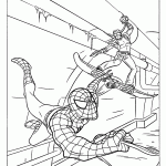 homem aranha para colorir