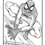 homem aranha para colorir