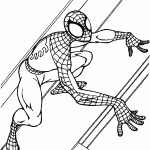 homem aranha para colorir