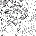 homem aranha para colorir