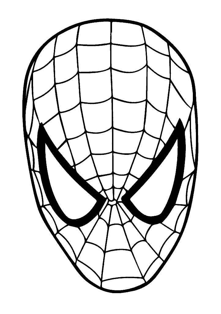 homem aranha para colorir