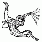 homem aranha para colorir