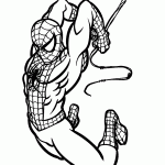homem aranha para colorir